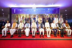 Amit Shah chaired the 73rd NEC Plenary Session in Shillong discussing AI infrastructure, connectivity and Northeast development