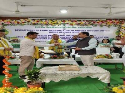 Tripura Launches Custom Hiring Centres to Make Farm Machinery Affordable for Small Farmers