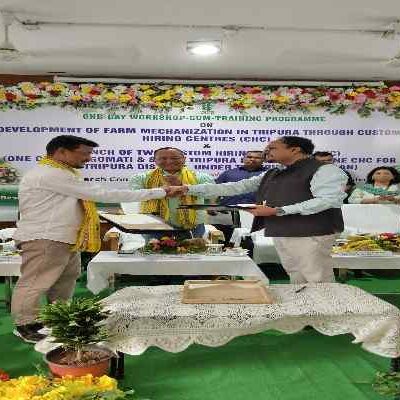 Tripura Launches Custom Hiring Centres to Make Farm Machinery Affordable for Small Farmers