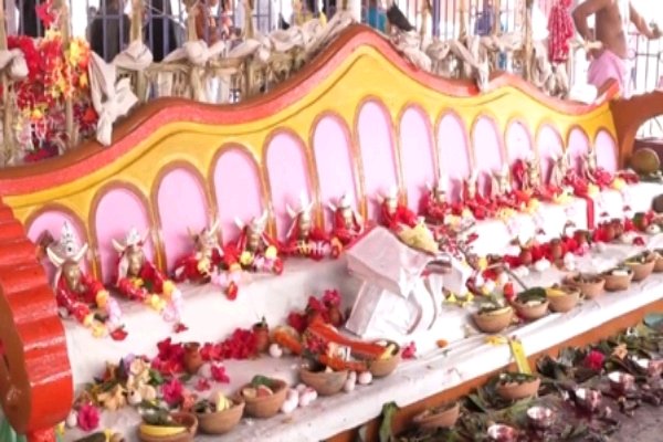 Centuries-old 'Kharchi Puja' begins in Tripura with green theme