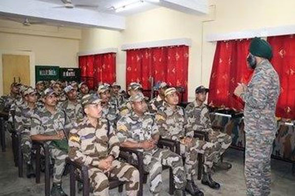 Indian Army CISF at Agartala Airport training