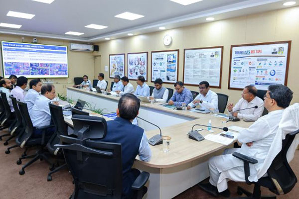 Chief Minister Dr. Manik Saha chairs high-level meeting on Tripura flood preparedness and monsoon disaster management at TIFT War Room in Agartala