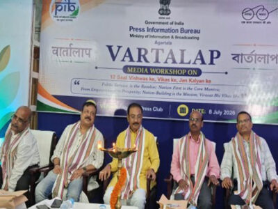 PM Modi’s 12 Years in Focus at PIB Vartalap in Agartala