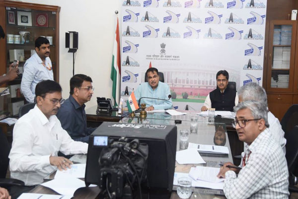 Chief Minister Manik Saha and Union Road Transport and Highways Minister Nitin Gadkari reviewed the progress of National Highway projects in Tripura