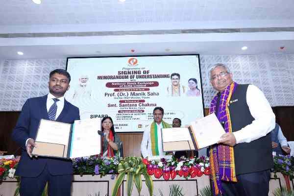 MoU with SIPARD for NSE Partnership aiming Tripura Youth job