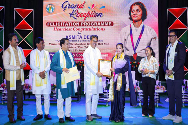CWG 2026 Judo Gold medalist Asmita Dey Tripura.