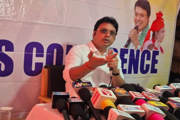 Tripura LS MP Biplab Kumar Deb MPLADS Funds