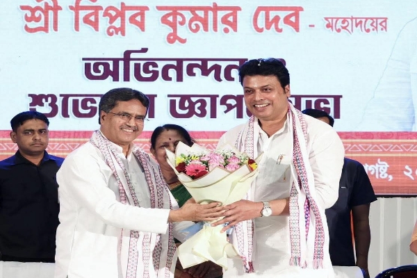 Tripura visit of Biplab Kumar Deb