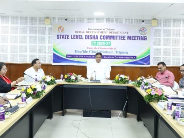 Tripura DISHA Committee reviews Central schemes, CM seeks faster implementation