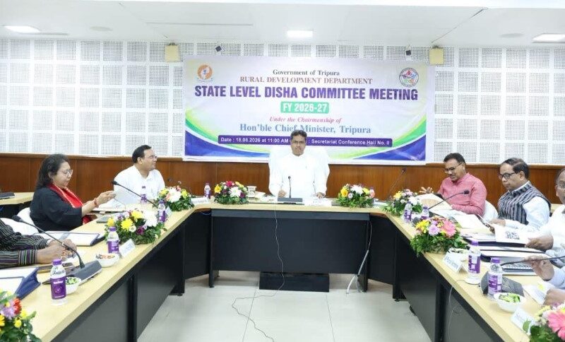 Tripura CM Dr Manik Saha DISHA Committee