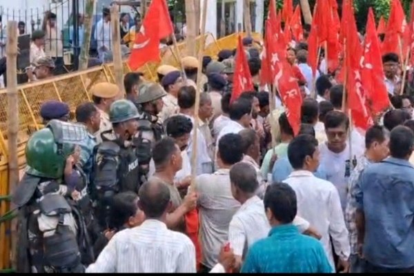 Jail Bharo Andolan in Tripura