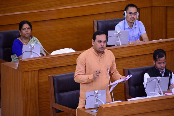 Tripura higher Education Minister Kishor Barman Assembly