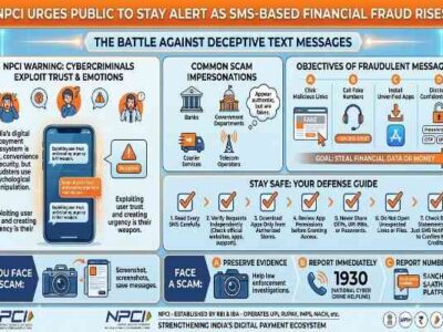 NPCI Warns Against SMS Scams, Urges Digital Payment Users to Stay Vigilant