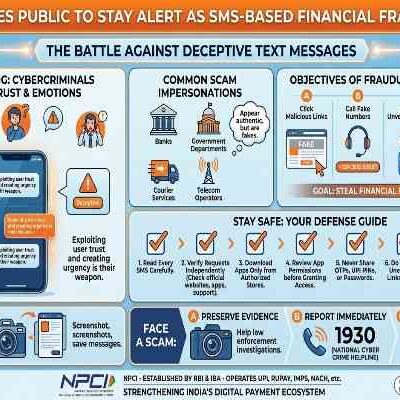 NPCI Warns Against SMS Scams, Urges Digital Payment Users to Stay Vigilant