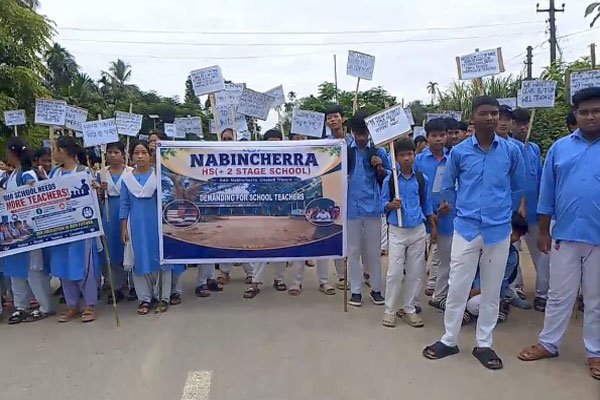 Pecharthal school in Tripura