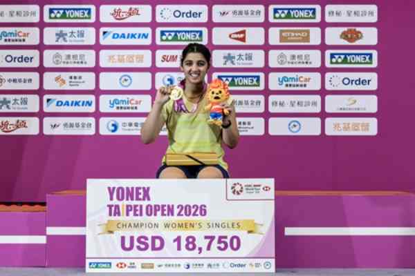 Tanvi Sharma Taipei Open Title