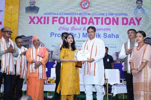 Tripura Healthcare AGMC Foundation Day