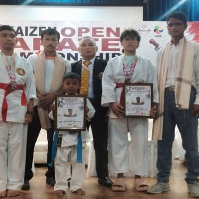 Tripura Athletes Clinch 4 Medals at National Kaizen Karate Championship