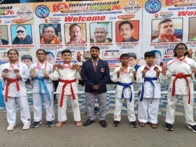 Karate Team From Tripura Bags 14 Medals at International Championship in Kolkata