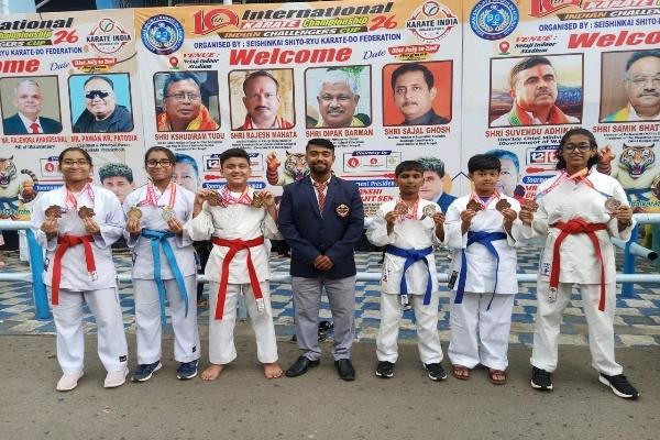 Tripura Karate team