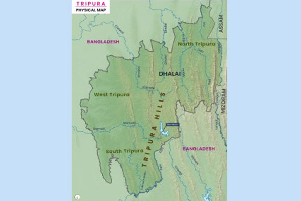 Tripura Map