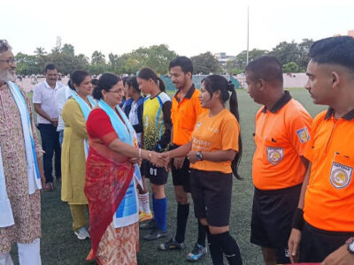 Women’s Football League in Tripura:  Phulo Jhanu AC Crush Dear Club