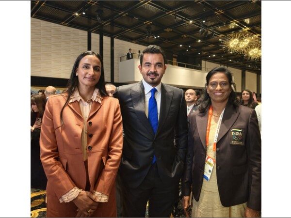 Asian Games Welcome Reception: PT Usha Meets OCA Chief Sheikh Joaan