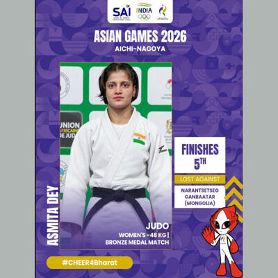 Asmita Dey Finishes Fifth at Asian Games, Misses Bronze