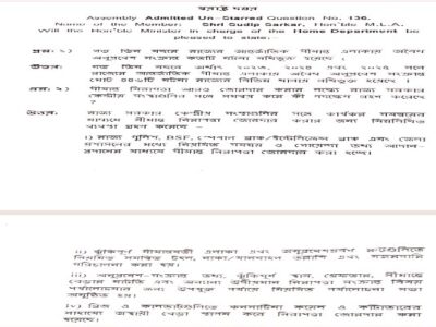 Tripura Assembly: State Records 446 Infiltration Cases in During 2023-25