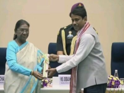 Ranjan Debnath from State Receives National Teachers’ Award