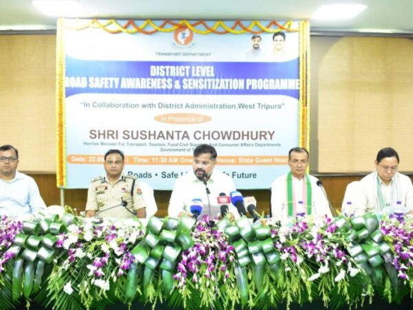 Tripura Minister Urges Mass Road Safety Awareness to Prevent Accidents