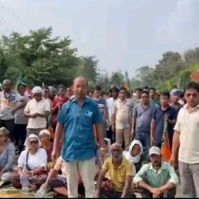 BJP Workers Resume NH-8 Blockade in South Tripura Over Alleged TMP Attacks