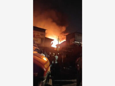 Devastating Fire At Kolkata Bagha Jatin Market, Many Shops Gutted