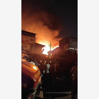 Devastating Fire At Kolkata Bagha Jatin Market, Many Shops Gutted