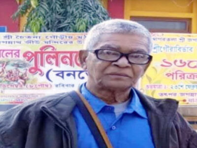 Veteran Journalist Biman Dhar and Grandson Rahul Cremated in Agartala