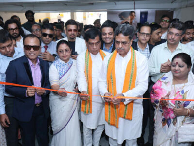 Dr Manik Saha inaugurates multi-level parking complex in Agartala