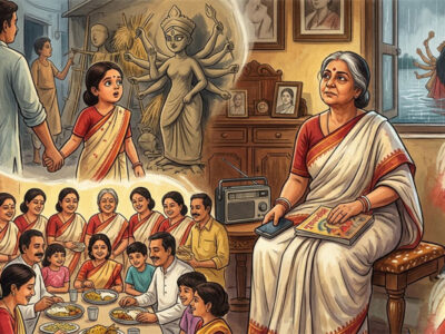 স্মৃতির ক্যানভাসে শৈশবের পুজো ও বদলে যাওয়া উৎসবের সুর