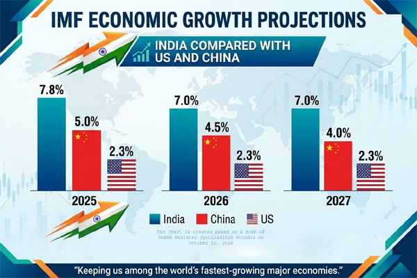 DoNER Minister highlights IMF India GDP growth forecast 2027