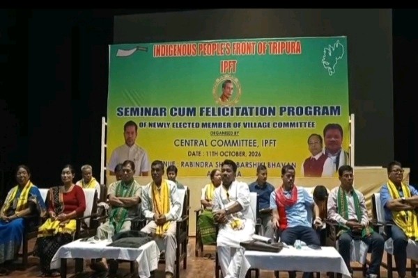 NDA partener in Tripura IPFT Village Committee winners meet