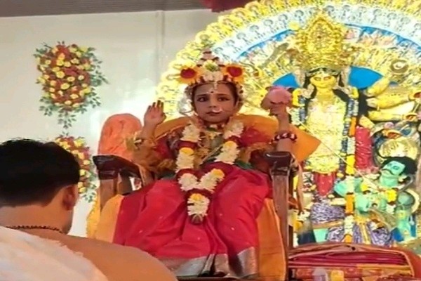 Kumari Puja observed Dhaleswar Ramakrishna Mission