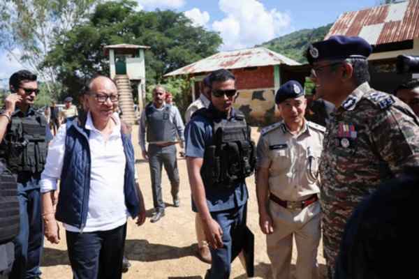 Manipur CM Sinai Camp Visit