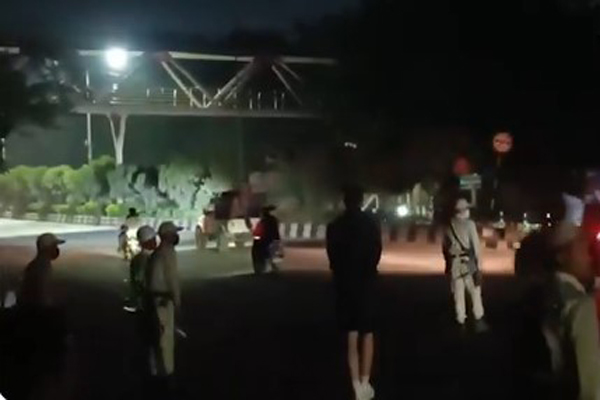 Manipur Protestors 'Lanpung Yeiba'