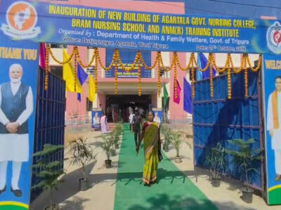 Tripura CM Inaugurates Nursing College Building in Durjoynagar