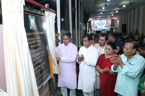 Push for modern cities: CM inaugurates Agartala Pond Renovation Project