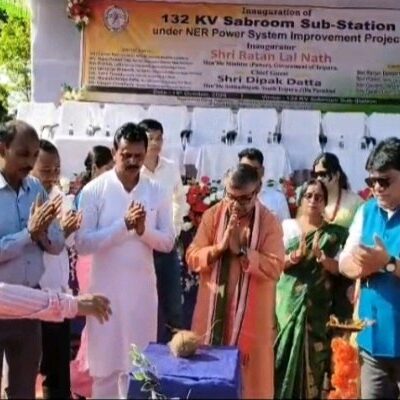 Power infrastructure in South Tripura: Two 132 kV Substations Opened at Sabroom, Satchand