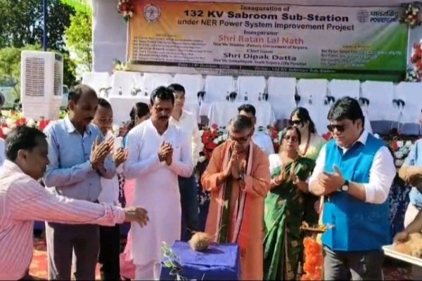 Power infrastructure boost in South Tripura