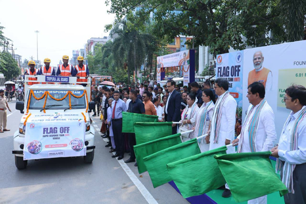 Agartala Rapid Response Team fitted with 10 vehicles launched