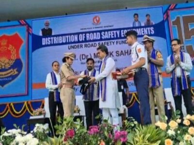 Tripura Police Gets ₹1.29 Crore Road Safety Equipment Ahead of Durga Puja